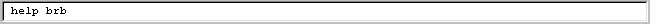 screen capture of command subwindow